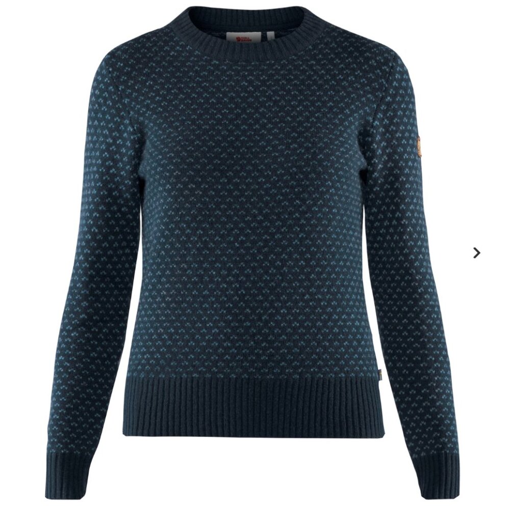 Fjallraven Övik Nordic Wool Sweater, Women's XS, Navy